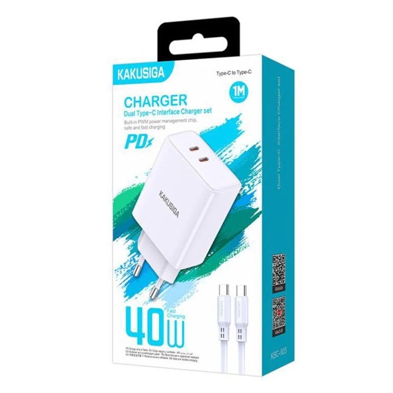 Chargeur Double Port KAKUSIGA 40W (KSC-923)