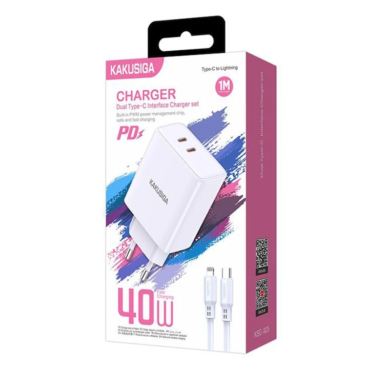 Chargeur Double Port KAKUSIGA 40W (KSC-923)