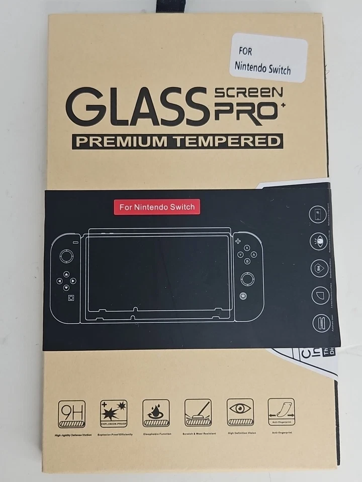 Protection d'écran en verre trempé "Glass Screen Pro" pour Nintendo Switch