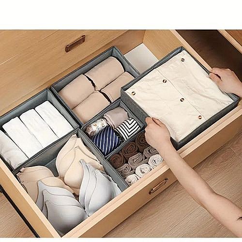 4 Organisateurs De Tiroirs Pour Vêtements et Boîte De Rangement