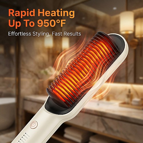 Hair straightener comb - Maxisalon - MX-6032