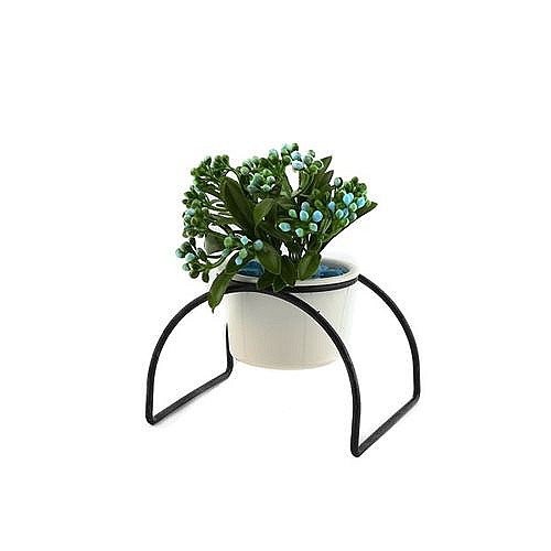 Petit Pot A Plante Décorative Avec Support Arqué