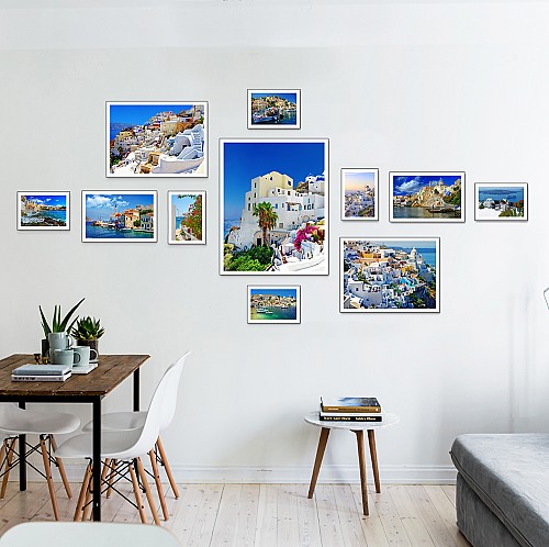 Pack de 11 Tableaux Décoratifs Thème La Gréce