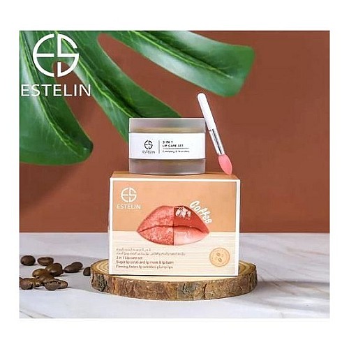 Coffret Soin Des Lèvres 3 En 1 - Café