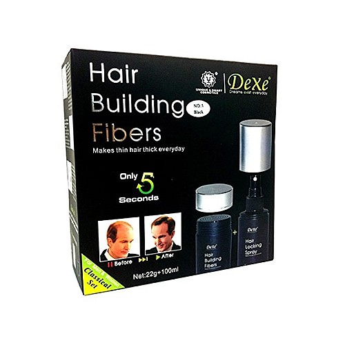 Kit de Renforcement des fibres antichute de cheveux - Noir