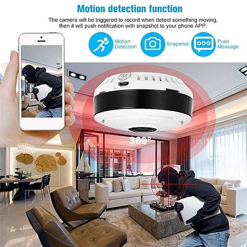 Caméra Panoramique WiFi 3MP 360° V380 pro