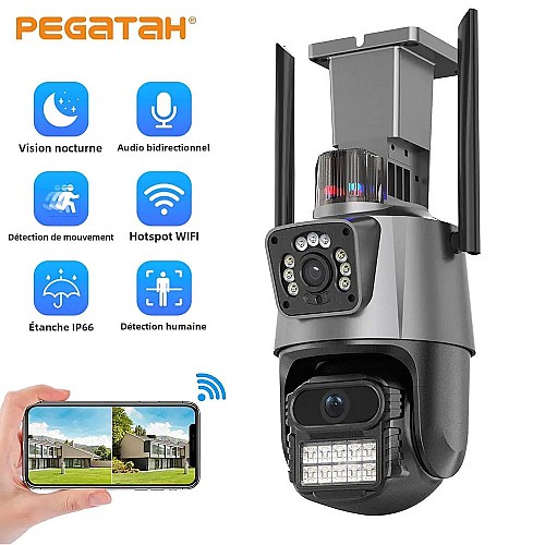 Caméra De Surveillance Externe Mipvision M22 6MP IP Metal