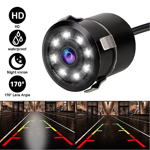 Caméra de Recul 170° avec LED et Étanchéité IP68