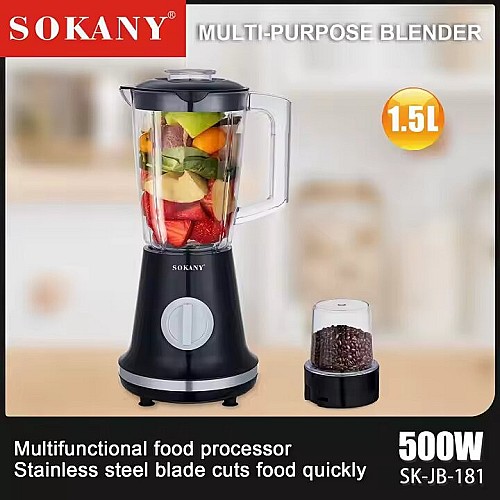 Blender Sokani 1.5 Litres + Avec Moulin épice Garantie 1 ans