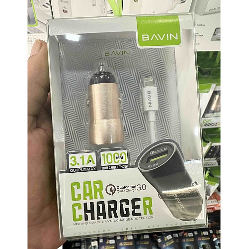 Car charger Qc3.0 3.1A 1M iphone