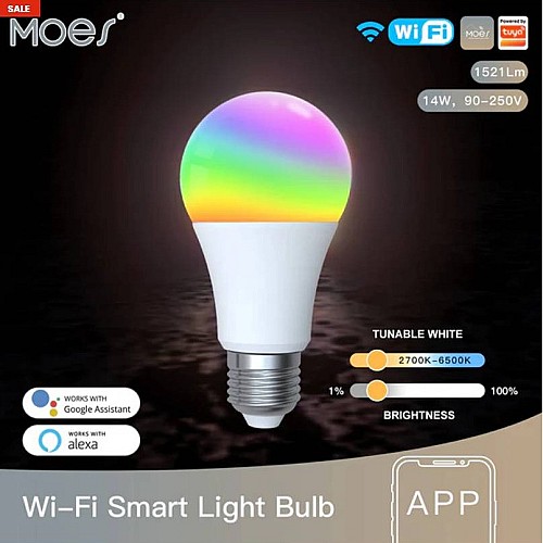 Lampe LED connectée