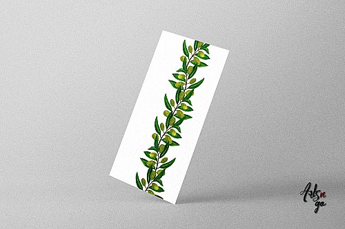 Carreaux de ciment autocollant Olive