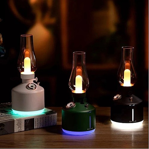 veilleuse rechargeable avec Diffuseur d'huile essentiel