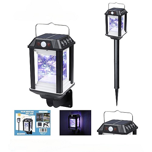 Lampe solaire LED étanche pour jardin extérieur