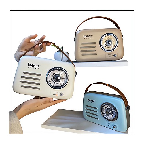 Radio Portable Nostalgie Avec Bluetooth , lecteur usb