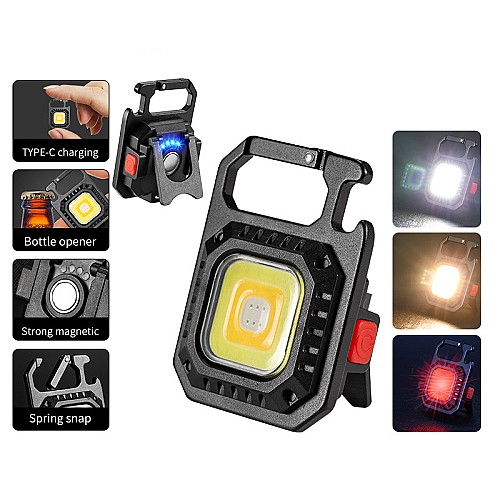 Mini lampe de poche LED COB Rechargeable
