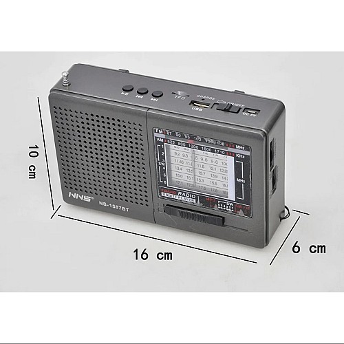 Radio Solair avec Speaker bluetooth , lecteur usb / SD CARD et torche