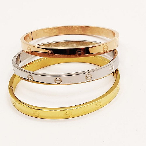 Bracelet cartier en acier inoxydable