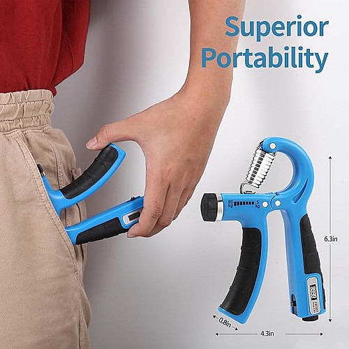 AOKLS Hand Grip Strengthener Adjust Resistance