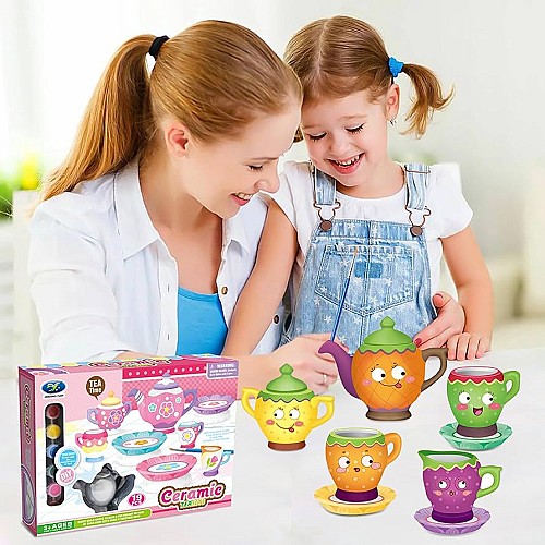 Ceramic Teaset – DIY Series (6 pièces)