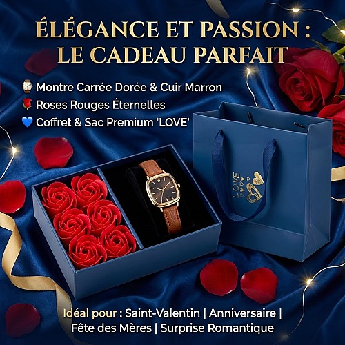 Montre femme avec coffret