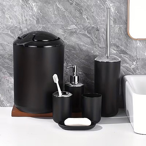 Ensemble accessoires salle de bain 6 pcs 8-40-4